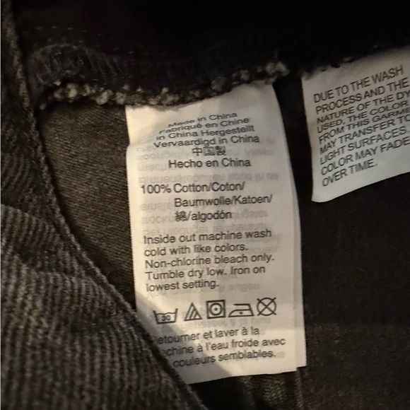 Madewell Faded Black Denim Mini Skirt - Picture 8 of 8